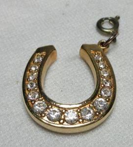 SWAROVSKI KRISTALL VIEL GLÜCK HUFEISEN CHARM FÜR BETTELARMBAND #D - Bild 1 von 5