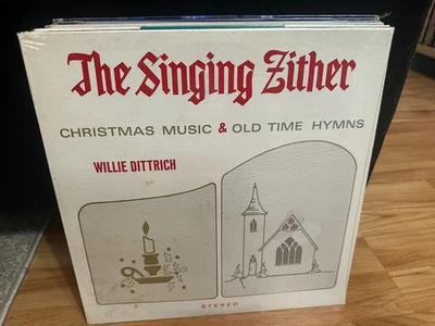Willie Dittrich Christmas Music & Old Time Hymns LP Private ZITHER 1969 SEALED - Image 1 of 2