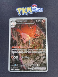 Juego de cartas coleccionables Pokémon Volcarona Black Bolt 100/086 ilustración raro LP. - Imagen 1 de 3