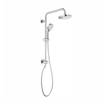 Grohe Vitalio 5 спреев 7 дюймов Двойная душевая насадка и ручная душевая насадка хромированные - Изображение 1 из 4