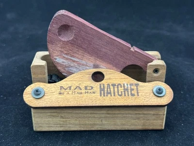 Vintage Mad Hatchet One-Hand Turkey Call - Be a Mad Man - Image 1 of 4