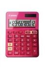 Canon LS-123K różowy metaliczny kalkulator 12-cyfrowy, zasilany baterią solarną