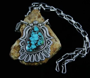 Collana Ned Nez Danny Boy Ragnatela Turchese - Foto 1 di 4