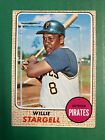 1968 Topps #86 Willie Stargell EX.  HOF Free Shipping Nice Card No Creases