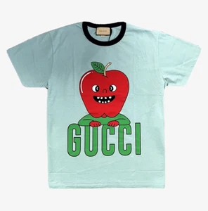 GUCCI Apple Print Hollywood Oversized T-shirt - Bild 1 von 5