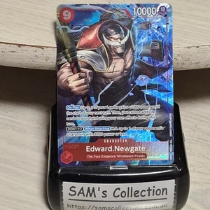 Edward.Newgate OP02-004 SR Alt Art (English) One Piece CG Premium Booster - Picture 1 of 1