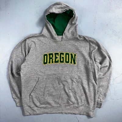 Oregon XL Vintage 90s Foot Locker Hoodie Sweatshirt Pullover Gray Athletic - Image 1 of 4