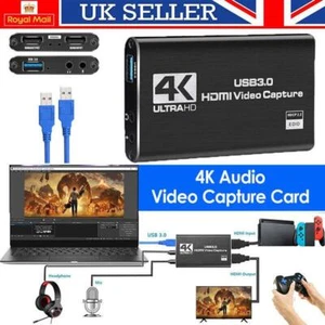 DIGITNOW 4K Audio Video Capture Card USB 3.0 HDMI Video Capture Device TV Cards - Picture 1 of 4