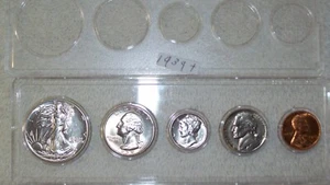 1939 MINT SET UNCIRCULATED PHILADELPHIA MINT - Picture 1 of 11