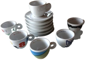 6 AMICI ILLY COLLECTION 1993 TASSEN ESPRESSOTASSEN NEU - Bild 1 von 7