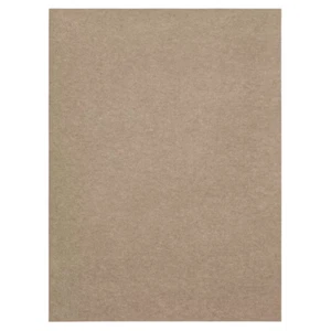 Area Rug Ribbed Taupe 6 Ft. X 8 Ft. Indoor Outdoor Waterproof Stain Resistant - Picture 1 of 12