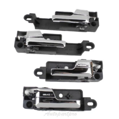 Juego de 4 piezas de manija de puerta interior cromada mejorada para Ford Fusion Milan MKZ Lincoln Foto 1 de 4