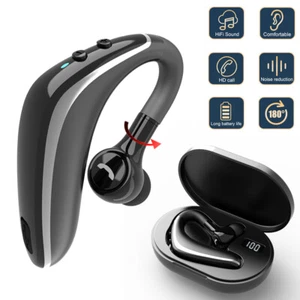 Zestaw słuchawkowy Bluetooth Słuchawki Zestaw głośnomówiący Słuchawki bezprzewodowe do iOS Android - Zdjęcie 1 z 12