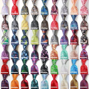 New Classic Tie Paisley JACQUARD WOVEN 100% Silk Men's Necktie Tie - Picture 1 of 66