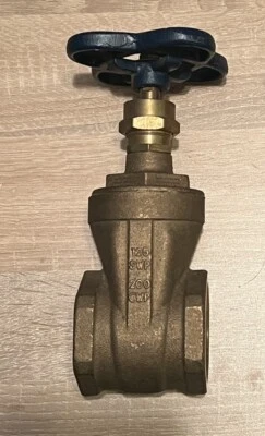 2” Nibco T-113 Bronze Gate Valve Threaded Non-Rising Stem 125 SWP 200 CWP - Image 1 of 3