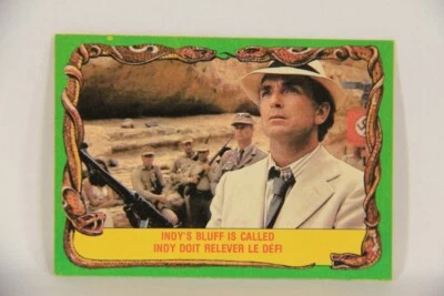 Raiders Of The Lost Ark 1981 Card #79 Indy's Bluff Is Called FR-ENG OPC L018005 - Image 1 of 2