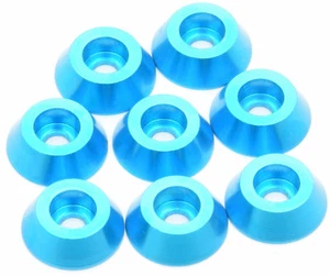 Apex RC Products Blue 3mm Aluminum Cap Head Screw Washers #6565 - Picture 1 of 4