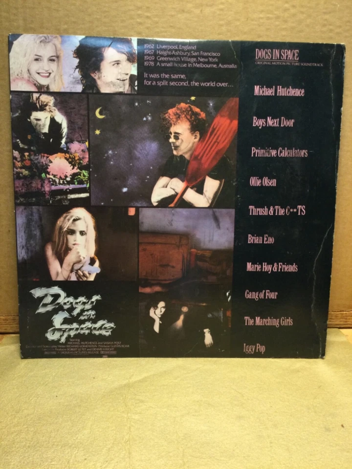 Dogs In Space Vinyl LP Rare Original MP Soundtrack 1987 Michael Hutchence Sleeve Foto 1 de 4