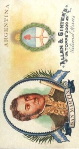 2009 Topps Allen and Ginter Mini Nat'l Heroes #NH34 General Jose de San Martin - Picture 1 of 2
