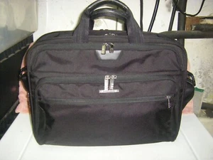 Briggs & Riley Carry-On Duffel Shoulder Bag 18” Travel Black Ballistic Nylon - Picture 1 of 16