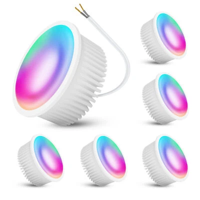 Set of 6 EYLA LED Module Smart Bulbs Dimmable WiFi App - RGB 4W - Image 1 of 4