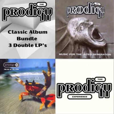 The Prodigy Classic Album Bundle Experience/Fat Of The Land/Jilted 3 Double LP's - Image 1 of 4