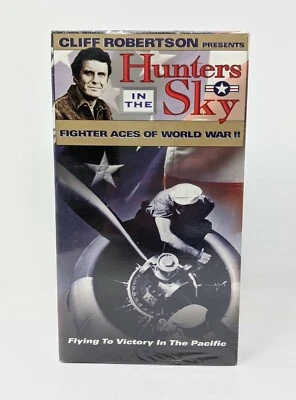 Hunters in the Sky VHS Tape Vol 4 Fighter Aces of World War ll Movie VCR USA NEW - Image 1 of 2