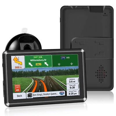 5 Zoll Navigationsgerät GPS NAVI TFT-Touchscreen für Auto LKW PKW Navi 8G+128MB - Bild 1 von 4