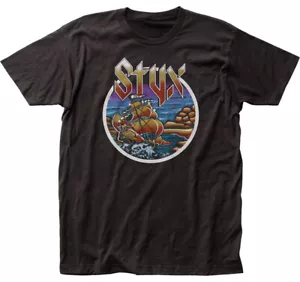 T-shirt maglia uomo Styx Come Sail Away Classic Arena Soft Rock aderente STYX07 - Foto 1 di 3