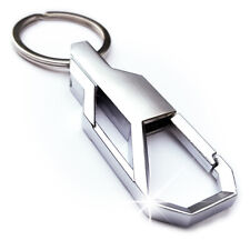 Schlüsselanhänger Karabinerhaken Schlüsselring Clip Anhänger Massiv Silberfarben