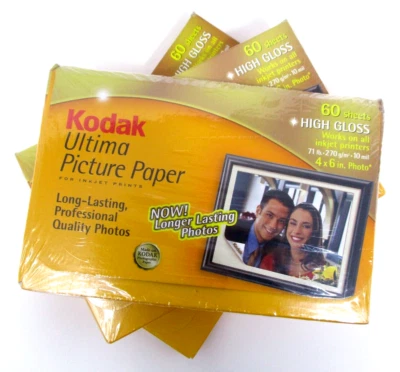 Kodak Ultima Picture Paper High Gloss 4x6 3 pack - Image 1 of 4