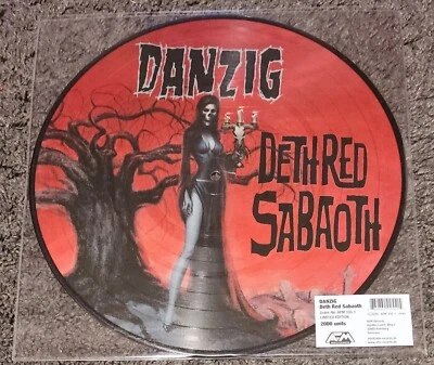 DANZIG DETH RED SABAOTH RARE PICTURE DISC ORIGINAL Misfits Slayer Metallica - Image 1 of 2