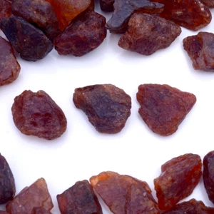 5 Pcs Natural Raw Hessonite Garnet Rough 13 - 25 mm LOOSE GEMSTONE ROUGH - Picture 1 of 6