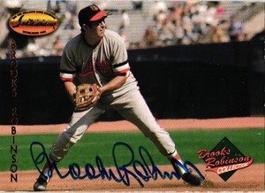 1993 Ted Williams Co. BROOKS ROBINSON HOF Signed AUTO BR1-10 You Pick 1