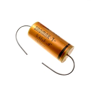 1x Vintage EROMAK - 1 Capacitor NOS 0,47 uF 160V High-End Audio Roederstein - Afbeelding 1 van 1