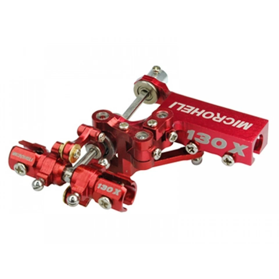 Microheli CNC Aluminum Round Tail Set Pro (RED) (for MH TBR series) - Image 1 of 1