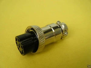 6,8 Pin Army Military Aircraft Radio MIC Connector,7007 - Picture 1 of 1