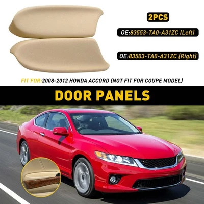 Reposabrazos y placa base beige del panel de la puerta delantera para Honda Accord Crosstour 2008-2012 Foto 1 de 4