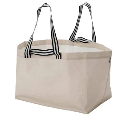 NIP IKEA GORSNYGG 205.041.94 Large Shopping Laundry Beige Reusable Bag - Image 1 of 4