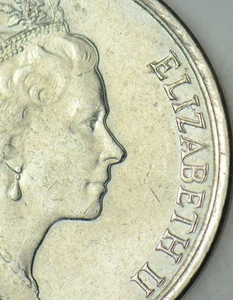 Bermuda 5 Cents 1993 Double Die Error - Picture 1 of 3
