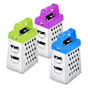 Mini Cheese Grater, 3pcs Stainless Steel Small Box Graters for Kitchen Slicer... - Picture 1 of 9