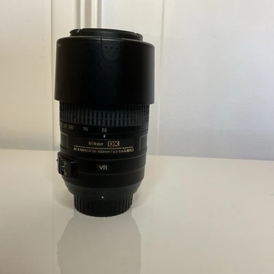 Nikon DX 55-300 Mm Camera Lens Hardly Used - image 1 of 4