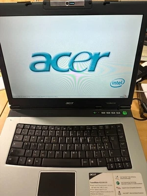 Vintage computer notebook Acer Travelmate 4222WLMI Windows XP 3 GB RAM 80 GB HD - Immagine 1 di 4