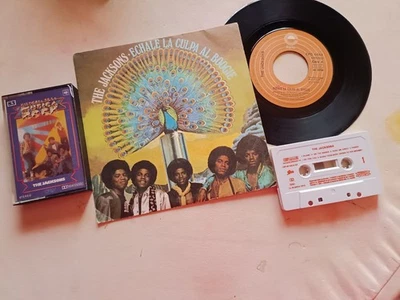THE JACKSONS SPAIN 7" VINYL SINGLE + CASSETTE/TAPE - Imagen 1 de 2
