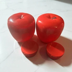 Juego de contenedores de almacenamiento Apple Saver Keeper - con taza de salsa - Imagen 1 de 3