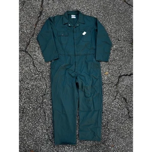 Vintage Sigal Sears Deadstock New Work Coveralls Size 46 Green - Picture 1 of 10