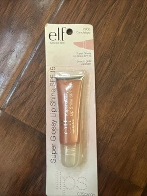 New  e.l.f SUPER GLOSSY LIP SHINE 2808 Candlelight - Image 1 of 3