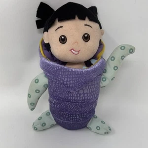Disney Store Monsters Inc. Boo 9" Plush Stuffed Toy Dressed as Monster 12" w/Eye - Picture 1 of 4