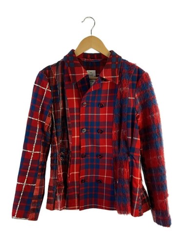 UNDERCOVER Giacca sartoriale SOTTOCOPERTA OMAGGIO00 01AW meltingpot periodo ROSSO check D101