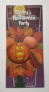 Disney Parks Mickey's Not-So-Scary Halloween Party 2023 GuideMap New - Picture 1 of 2